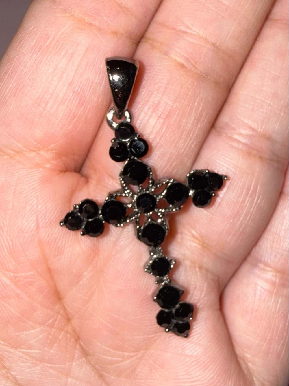Black Cross Pendant